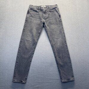 Madewell Mens Relaxed Taper Vintage Jean 32X34 washed black Denim Straight Leg‎